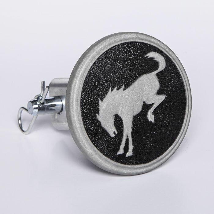 Ford Hitch Receiver Cap - Aluminum Cap with Bronco Logo (2021 Bronco Sport) - VM2DZ-17F000-A