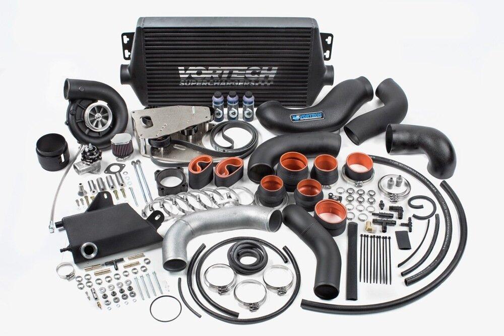 Vortech 2015-2017 Mustang GT V-7 JT Tuner Kit with Air-to-Air Charge Cooler, Polished Finish