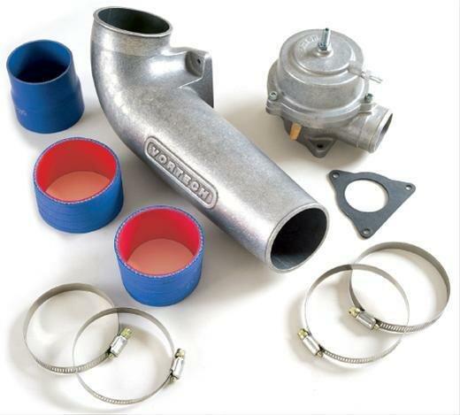 Vortech 1986-1993 5.0L Mustang Discharge Tube Assembly with Mondo Bypass Valve (Satin)