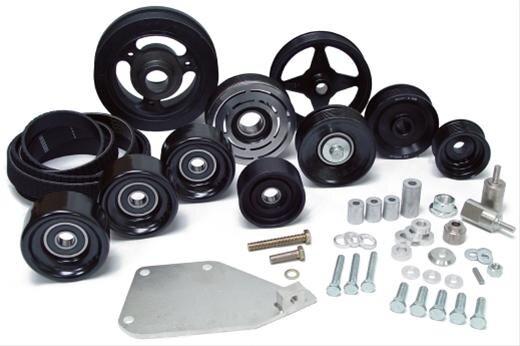 Vortech 4FL116-003 Maxgrip 8-Rib Pulley Upgrade 2000-2004 Mustang GT, 2.95" S/C Pulley (No Belt)
