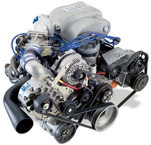 Vortech 94-95 Mustang GT / Cobra V-3 Si Complete System (Satin Finish)