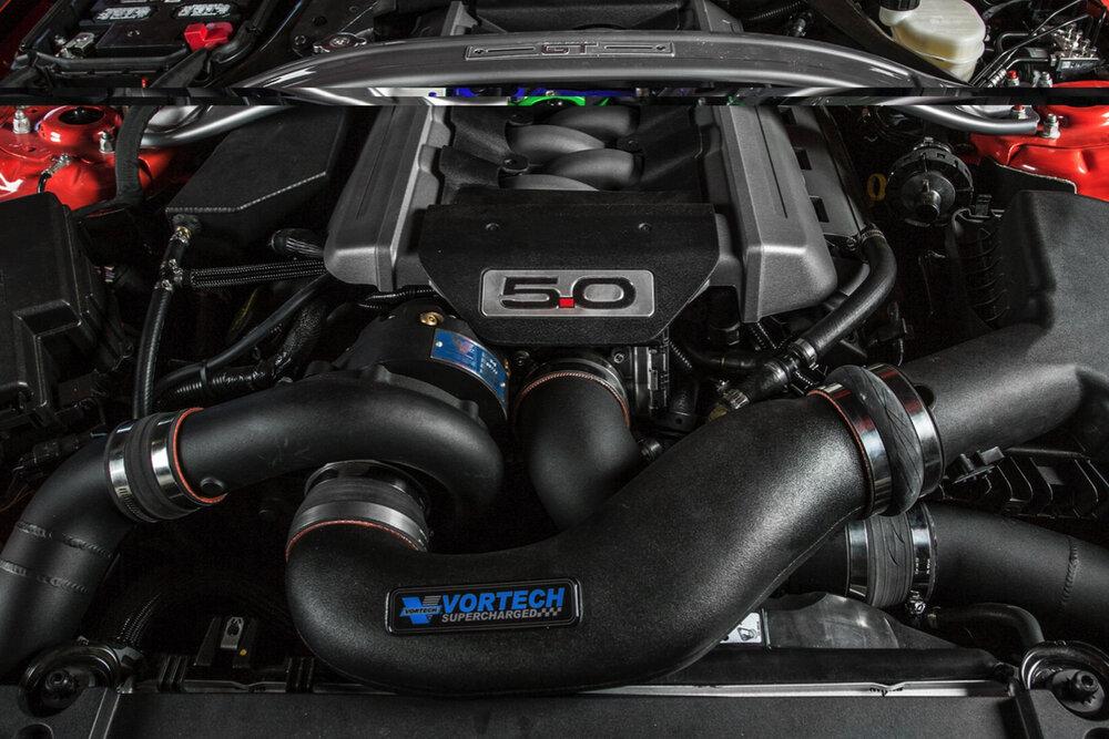 Vortech 2015+ Mustang GT Complete System w/V-3 Si Supercharger (Polished Finish)