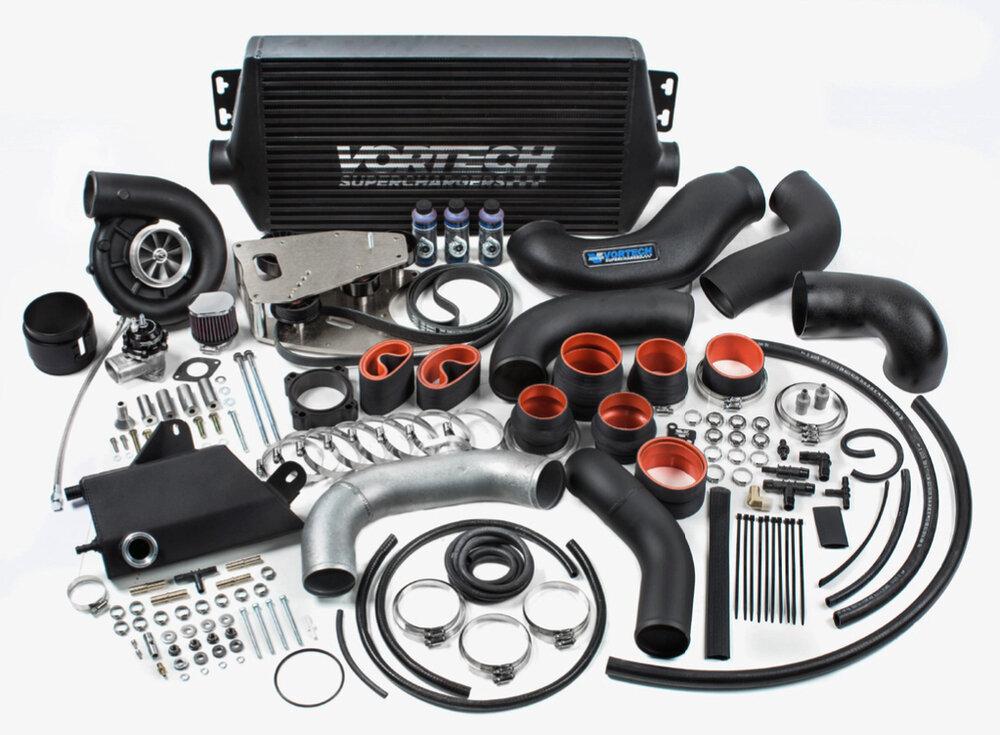 Vortech 2015+ Mustang GT Complete System w/V-3 Si Supercharger (Satin Finish)