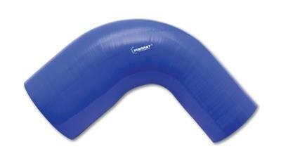 Vibrant Performance 4 Ply 90 Deg. Reducer Elbow Coupler, 2" Id X 2.5" Id X 4" Leg Length - Blue - 2780B