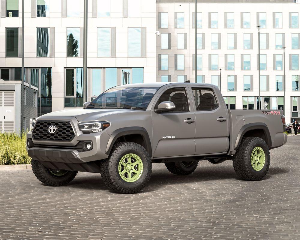 VR Forged D14 Wheel Package Toyota Tacoma | 4Runner 17x8.5 Satin Army Green - VRF-D14-TACO-SAG