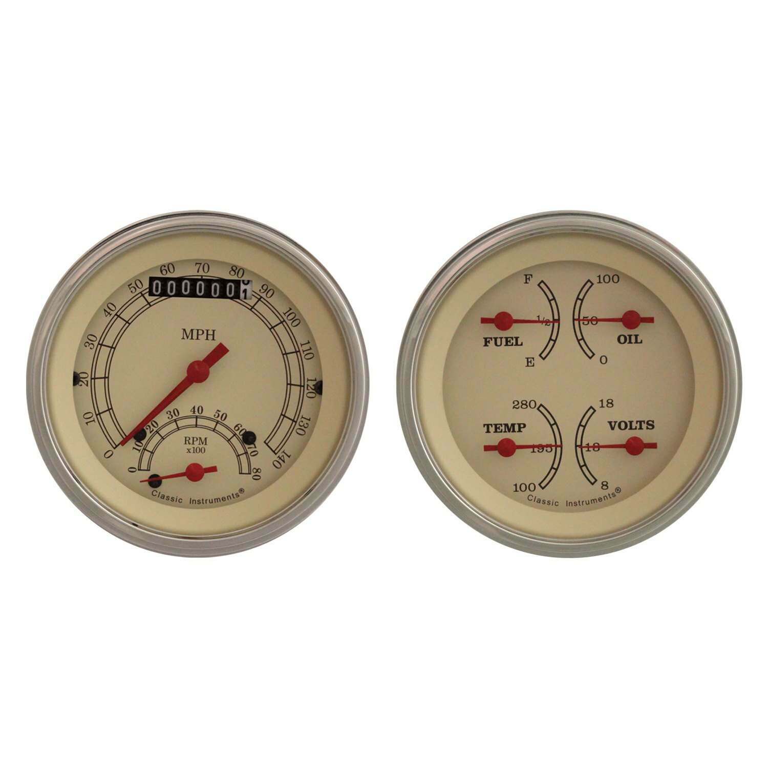 Classic Instruments Vintage Series Two Gauge Set - VT32SLF