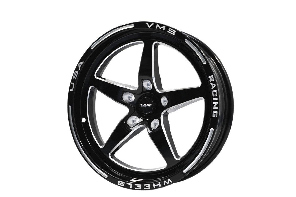 VMS Racing V-Star Wheel - 17x4.5 5x120 -25.4 Offset (1.75" Backspacing, Fits Camaros) - VWST025