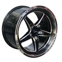 VMS Racing VWST027 17 x 10" Rear Street Drag Race Wheel - Machined Face (2005-2023 Mustang)