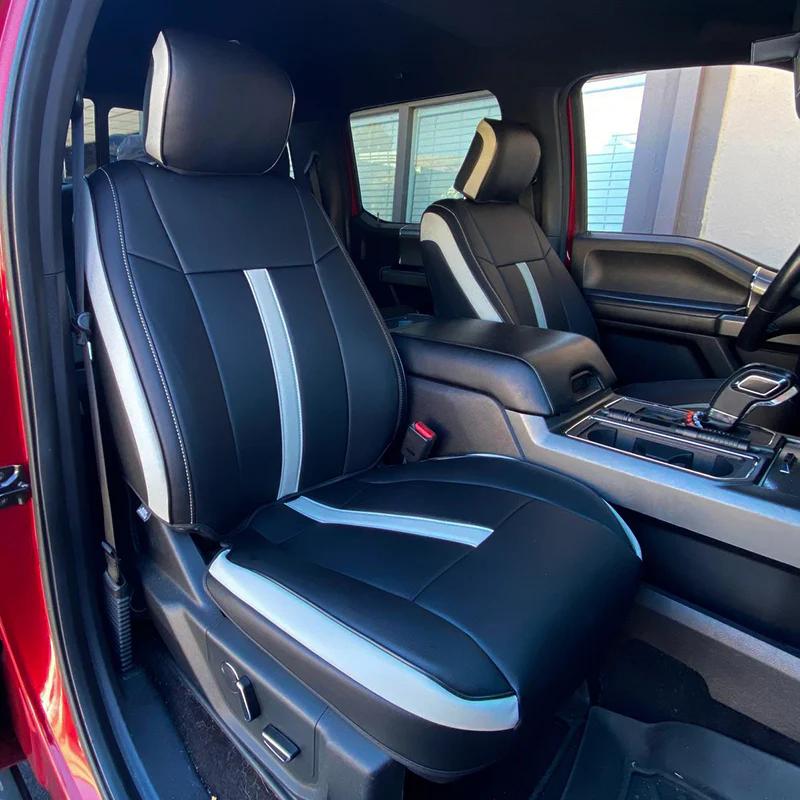 Kustom Interior Custom Premium Artificial Leather Seat Covers (2015-2020 F-150)