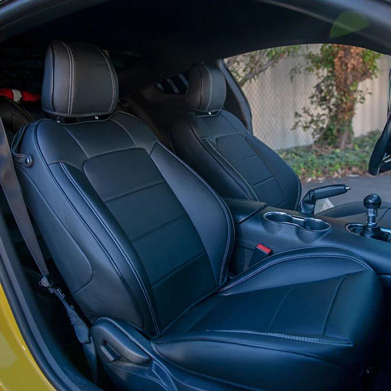 Kustom Interior Custom Premium Artificial Leather Seat Covers (2015-2023 Mustang Coupe)