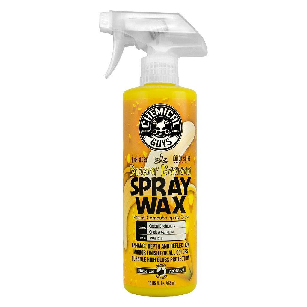Chemical Guys Blazin' Banana Carnauba Spray Wax (16 Fl.Oz.) - Case of 6 - WAC21516