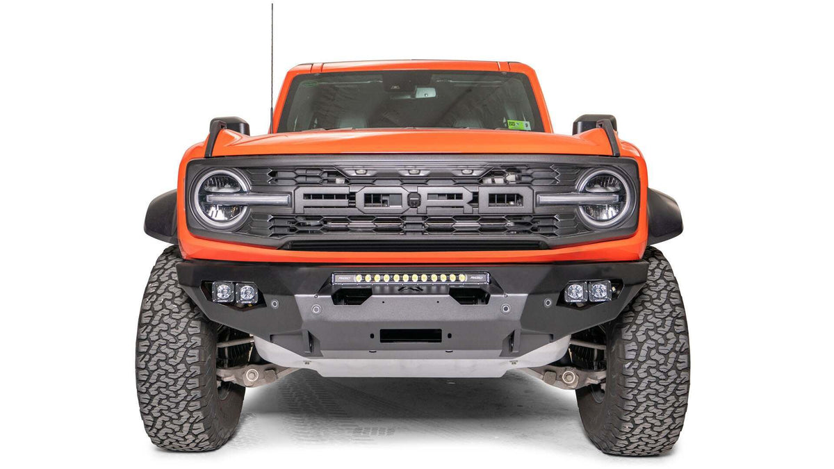Fab Fours Matrix Front Bumper (2021-2025 Bronco Raptor) - FBR22-X5751-1