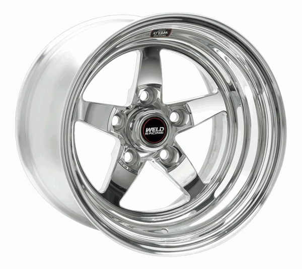 Weld Racing S71 Polished 20x9 Front/Rear Drag Wheel (2015+ Dodge Challenger / Charger Hellcat SRT8) - 71HP0090W63A