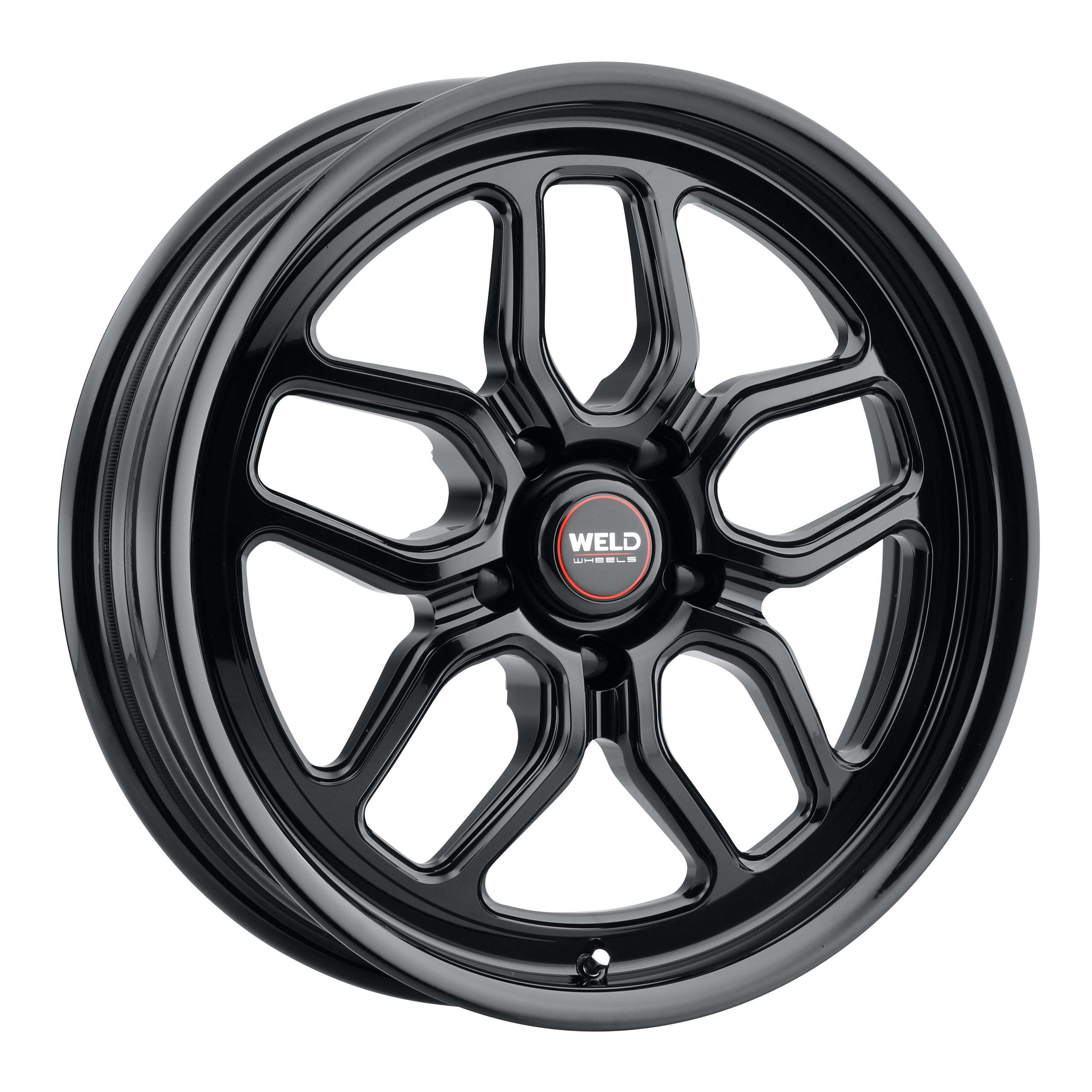 Weld Racing Laguna 6 Gloss BLK Wheel - 20x9.5 with 6x139.7 Bolt, 6.23BS, ET 25 - S11809584P25