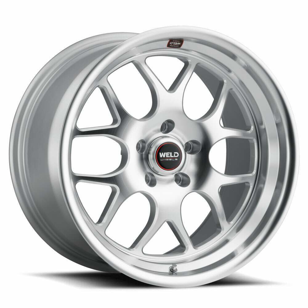 Weld Racing Solana 1-Piece Gloss Silver Machined Wheel - 22x10.5 with 5x127 Bolt, 6.25BS, ET 13 - S11120573625