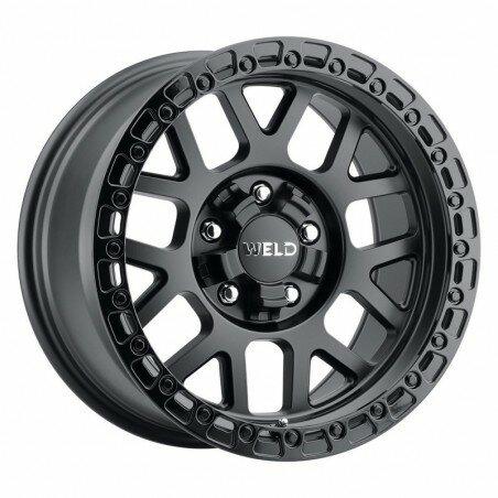 Weld Racing 17x9.0 Cinch 5x114.3 5x127 ET00 BS5.00 Satin BLK Gloss BLK 78.1 - W10479026500