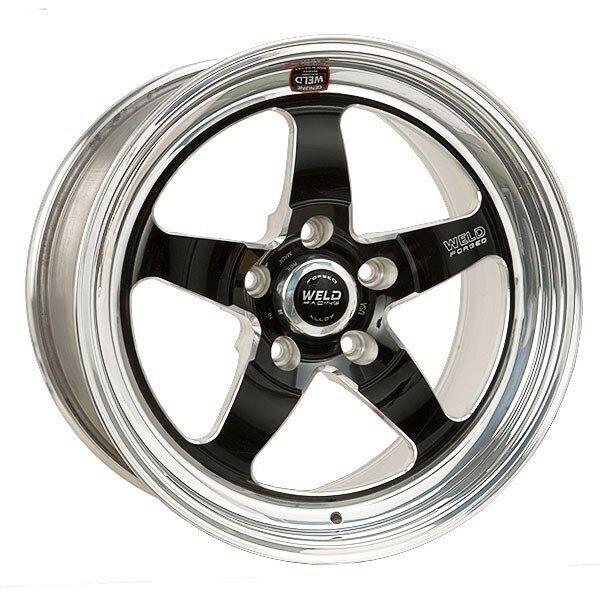 Weld Racing 17x10" S71 RT-S Rear Wheel for Base Brakes (Black) (2015-2023 Mustang / 2024+ Mustang Non PP / Dark Horse)  - 71LB7100A80A