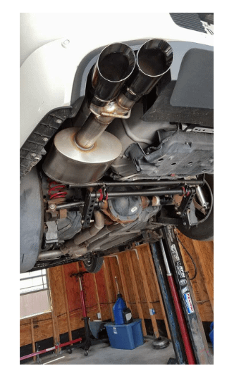 Corsa Performance 14317-4 Quad Tip Xtreme Axle Back Exhaust System with Polished Tips (2011-2014 5.0L Mustang GT / 2013-2014 5.8L Shelby GT500)