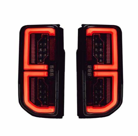 Recon OLED Tail Lights - Smoked Lens (2021-2025 Ford Bronco) - 264279LEDBK