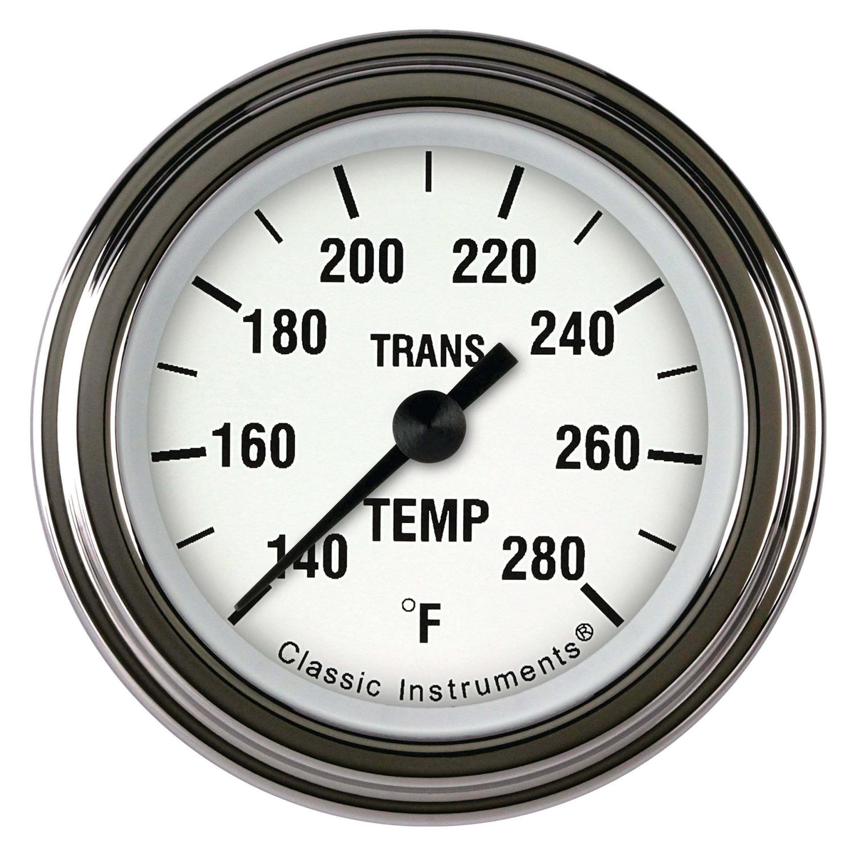 Classic Instruments White Hot 2 1/8" Transmission Temperature Gauge Full Sweep - WH127SLF