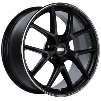 BBS Wheels CI-R Wheel - 19x8, 5x120, Black, Polished Lip - CI2002BPO