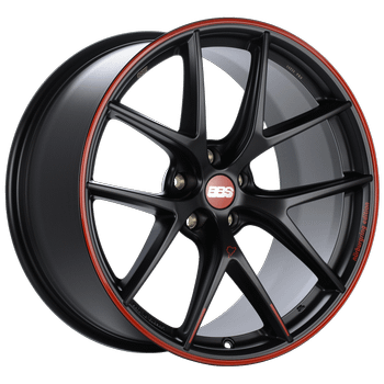 BBS Wheels CI-R Wheel - 20x9, 5x112, Black, Red Lip - CI0201NE