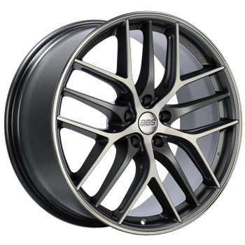 BBS Wheels CC-R Wheel - 20x8.5, 5x120, Gunmetal, Machined - CC0202GRPK