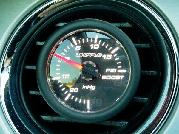 Whipple 2-1/16" Mechanical Boost Gauge (-20 InHg / +20 psi)