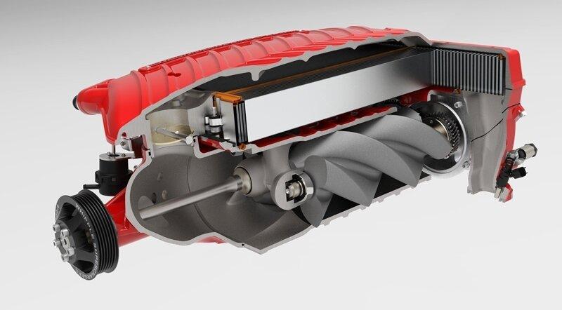 Whipple Superchargers WK-3022-30 Gen 6 3.0L W185RF Supercharger Kit (2018-2021 300, Charger, Challenger 6.4L)