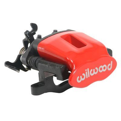 Wilwood Caliper-Combination Parking Brake-L/H-Red 41mm piston 1.00in Disc - 120-10110-RD