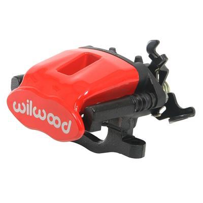 Wilwood Caliper-Combination Parking Brake-R/H-Red 41mm piston 1.00in Disc - 120-10111-RD