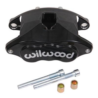 Wilwood Caliper-D52-Black Pwdr 2.00/2.00in Pistons 1.04in Disc - 120-10937-BK