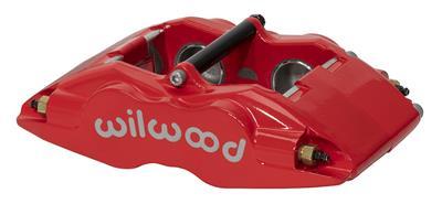 Wilwood Caliper - FSLI4 - Red 1.62in Piston 1.25in Rotor - 120-11133-RD
