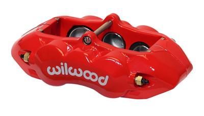Wilwood Caliper-D8-6 R/H Front Red 1.88/1.38/1.25in Pistons 1.25in Disc - 120-11711-RD