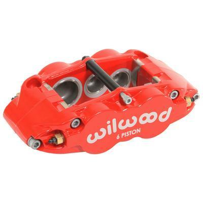 Wilwood Caliper-Narrow Superlite 6R-LH - Red 1.62/1.12/1.12in Pistons 1.25in Disc - 120-11779-RD