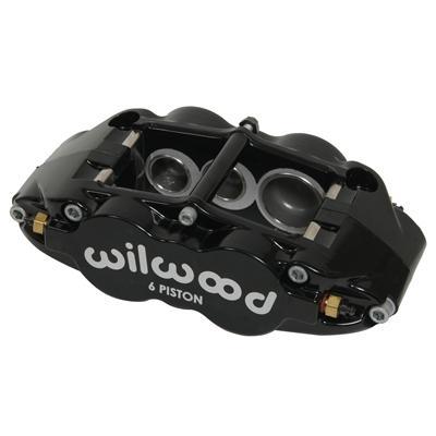 Wilwood Caliper-Narrow Superlite 6R-RH - Black 1.62/1.12/1.12in Pistons 1.10in Disc - 120-11780-BK
