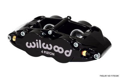 Wilwood Caliper-Narrow Superlite 4R - Black 1.12/1.12in Pistons 1.10in Disc - 120-11782-BK