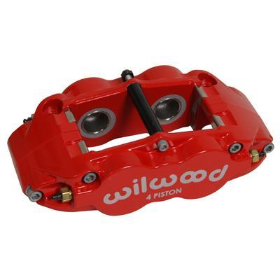 Wilwood Caliper-Narrow Superlite 4R - Red 1.12/1.12in Pistons 1.10in Disc - 120-11782-RD