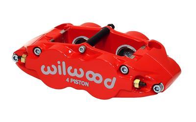 Wilwood Caliper-Narrow Superlite 4R - Red 1.25/1.25in Pistons 1.10in Disc - 120-11783-RD
