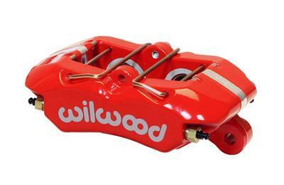 Wilwood Caliper-Dynapro Low-Profile 5.25in Mount - Red 1.12in Pistons .81in Disc - 120-12160-RD