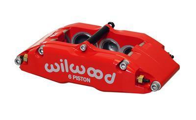 Wilwood Caliper-BNSL6-LH-Red 1.62/1.12/1.12in Pistons 1.10in Disc - 120-13383-RD