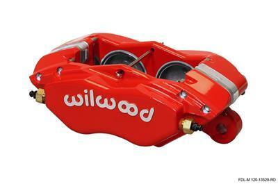 Wilwood Caliper-Forged Dynalite-M-Red 1.75in Pistons .81in Disc - 120-13744-RD