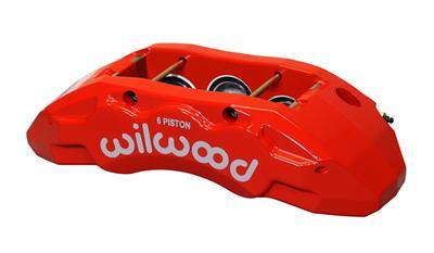 Wilwood Caliper-TX6R- R/H - Red 2.00/1.88/1.88in Pistons 1.50in Disc - 120-13813-RD