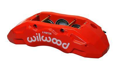 Wilwood Caliper-TX6R- L/H - Red 2.00/1.88/1.88in Pistons 1.50in Disc - 120-13814-RD