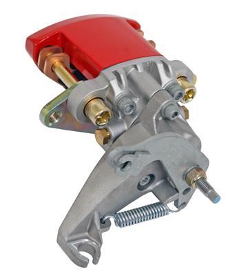 Wilwood Caliper - MC4 Mechanical Right Hand - Red 1.19in Piston 1.10in Rotor - Red - 120-15484-RD
