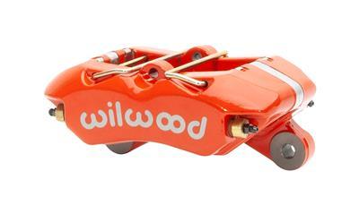 Wilwood Caliper-Forged Dynapro 5.25in Mount/ 4 - 1.98in Pistons/ .81in x 13.06in. Rotor - Red - 120-15585-RD