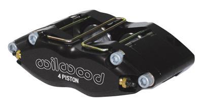 Wilwood Caliper-Dynapro Radial-Black Pwdr 1.25in Pistons 0.81in Disc - 120-7374-BK