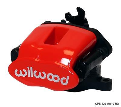 Wilwood Caliper-Combination Parking Brake-R/H-Red 34mm piston .81in Disc - 120-9808-RD