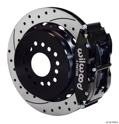 Wilwood Narrow Superlite 4R Rear P-Brk Kit 12.88in Drilled Chevy C-10 2.42 Offset 5-lug - 140-10093-D