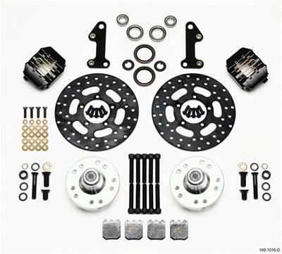Wilwood Dynalite Single Front Drag Kit Drilled Rotor 67-69 Camaro 64-72 Nova Chevelle - 140-1016-D